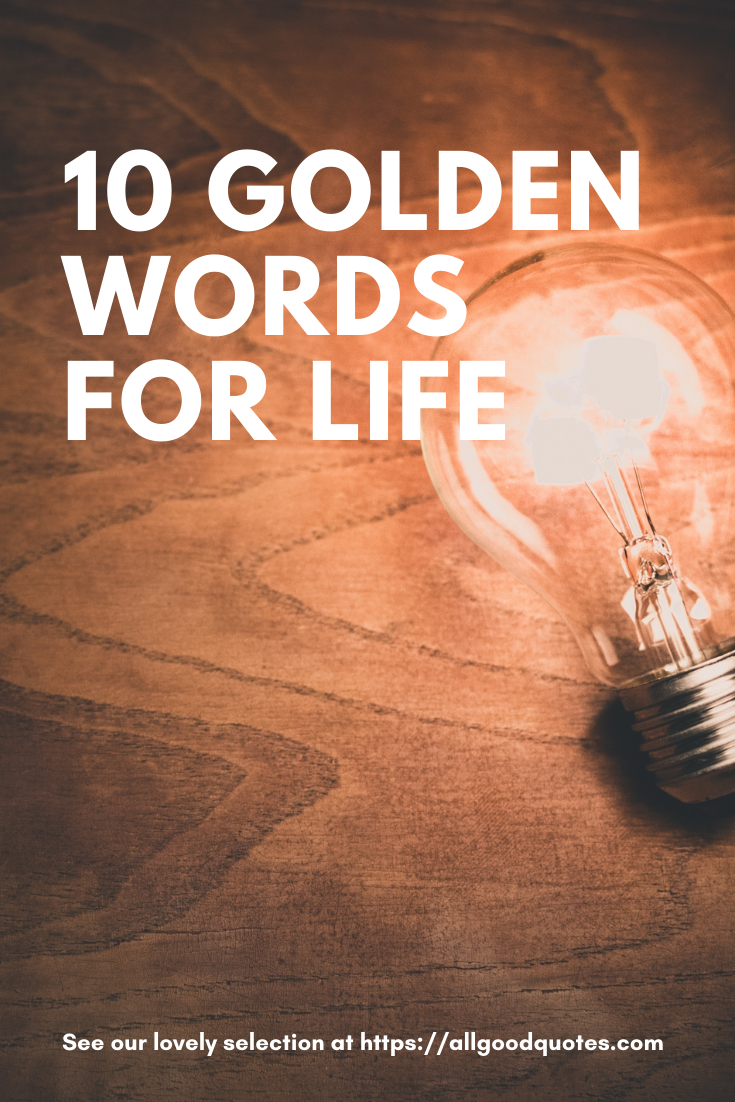 essay on golden words