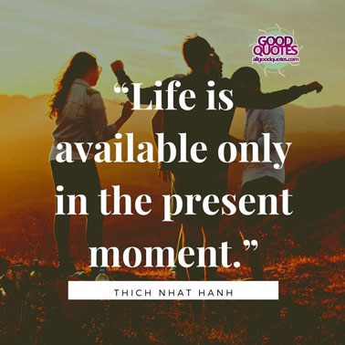 51 Great Thich Nhat Hanh Quotes on Life 2 Life is available only in the present moment.”