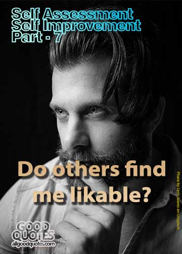Do others find me likable? 1 Do others find me likable?